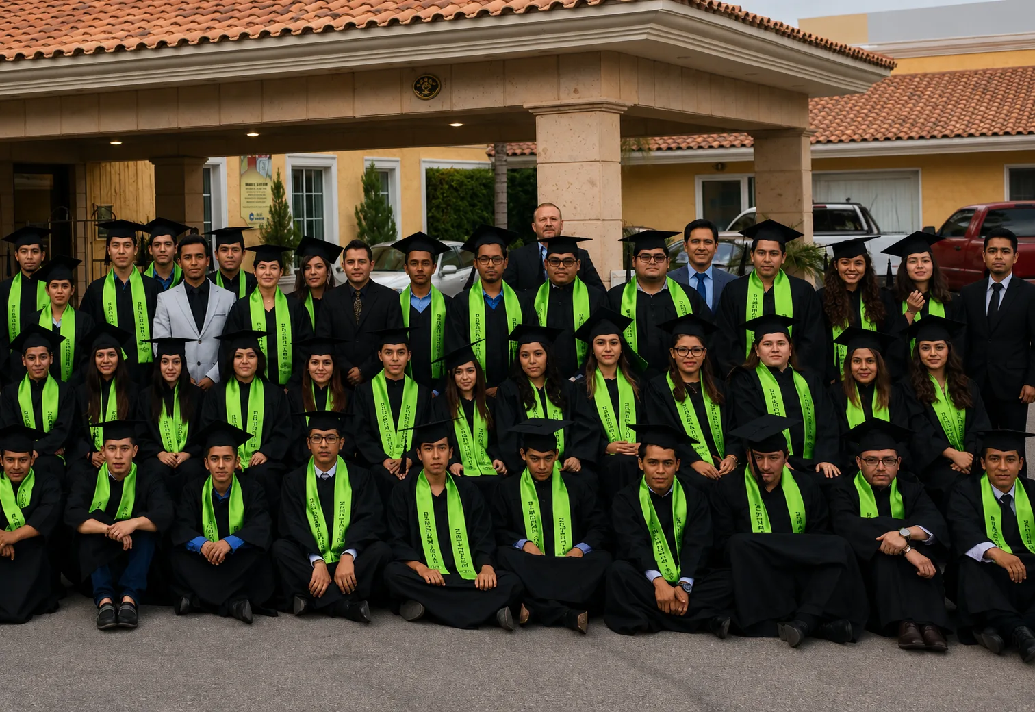 Graduados de la escuela Fresno